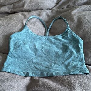 Beyond Yoga Teal Cropped Tank Top